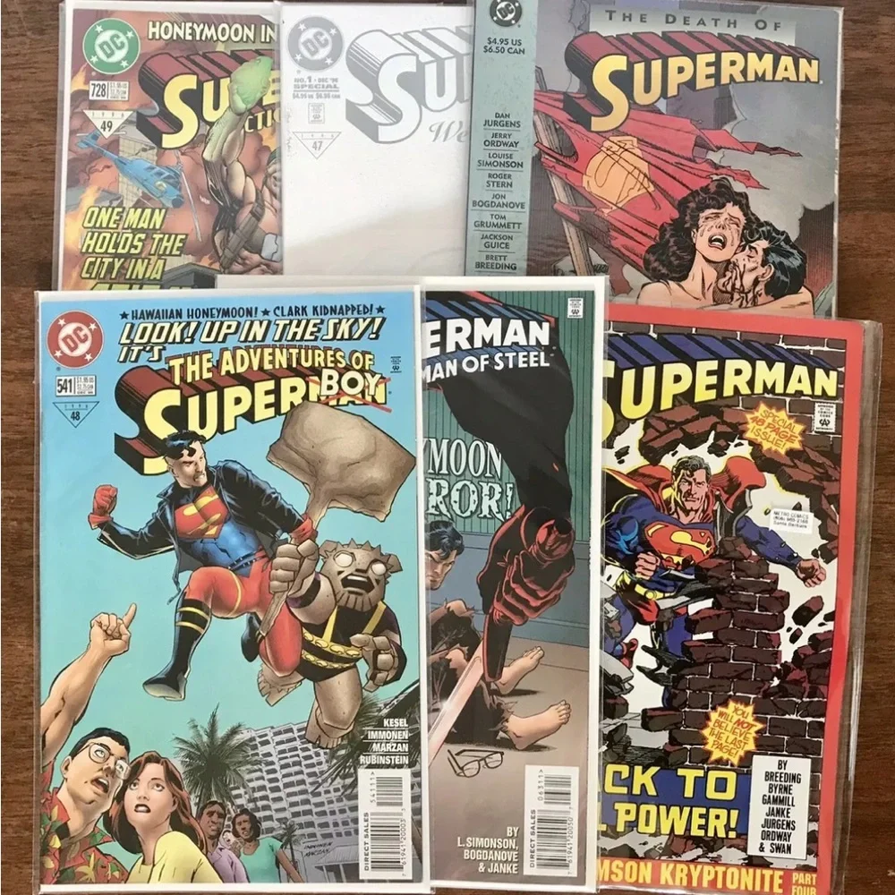 Lot of 6 DC Superman Comic books - Picture 1 of 7